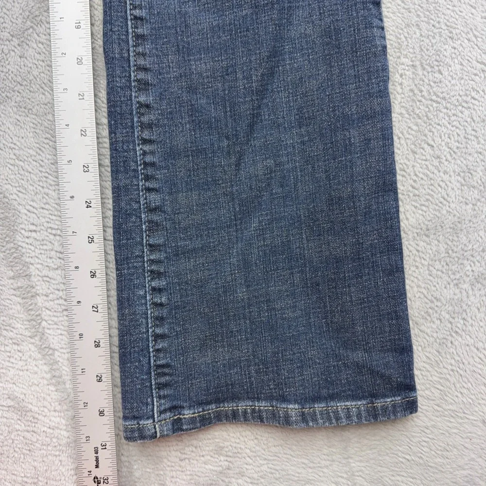 Levi's Jeans Womens 8M Blue Perfectly Slimming Boot Cut 512 Flap Pocket Denim
